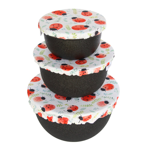 Bowl Cover Set - Ladybugs