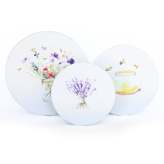 Bowl Cover Set - Bee Bright