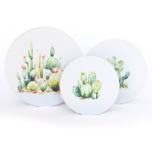 Bowl Cover Set - Cacti