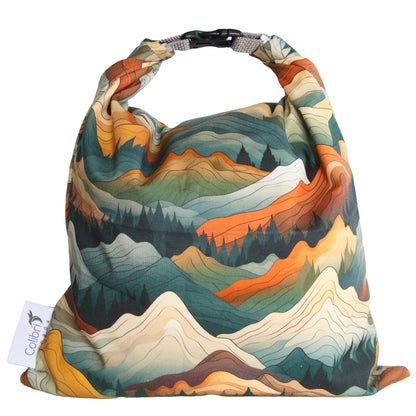 Reusable Bread Bag - Mountains