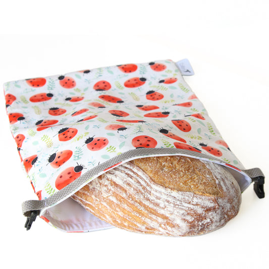 Reusable Bread Bag - Ladybugs