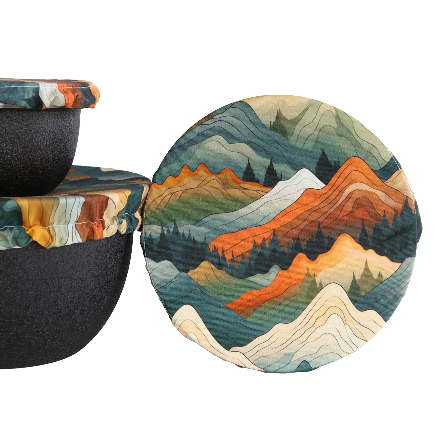 Bowl Cover Set - Mountains